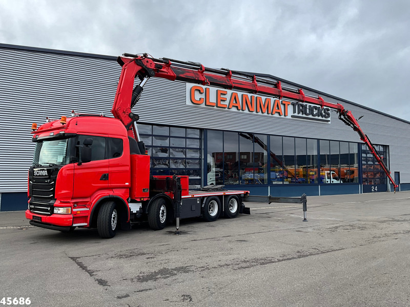 Scania R620 V8 8x4 Hiab 105 Ton/meter laadkraan + Fly-Jib! - Trattore stradale: foto 1 Scania R620 V8 8x4 Hiab 105 Ton/meter laadkraan + Fly-Jib! - Trattore stradale: foto 1