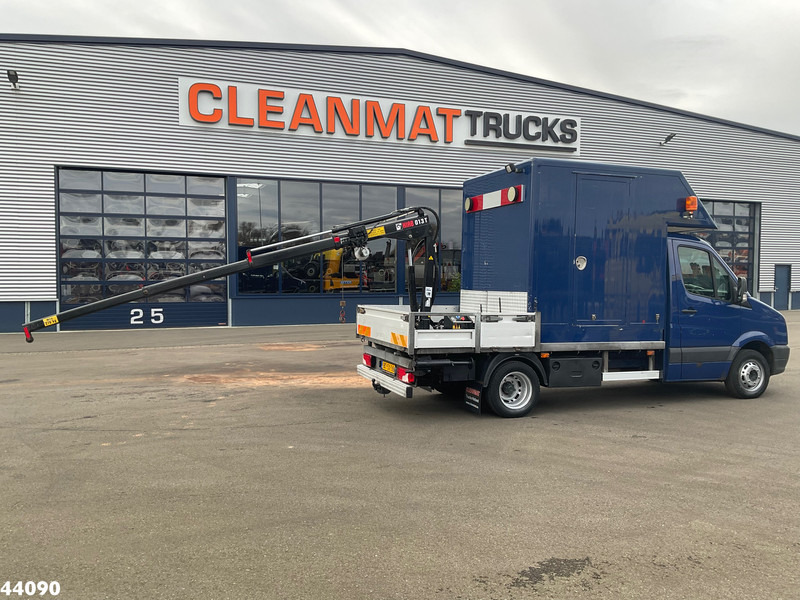 Volkswagen Crafter Servicewagen Hiab 1,3 Tonmeter laadkraan Just 123.645 Km! - Camion con gru: foto 1 Volkswagen Crafter Servicewagen Hiab 1,3 Tonmeter laadkraan Just 123.645 Km! - Camion con gru: foto 1