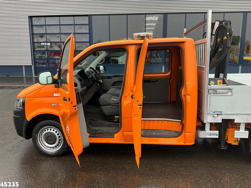 Camion con gru Volkswagen Transporter 2.0 TDI DC Hiab 1,3 Tonmeter laadkraan Just 194.250 km!: foto 11