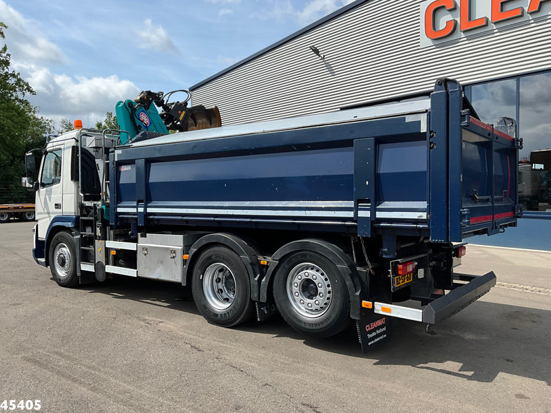 Autocarro ribaltabile, Camion con gru Volvo FM 330 6x2/6x4 Hydrodrive HMF 16 Tonmeter Z-kraan: foto 6