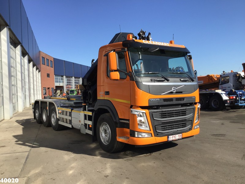 Volvo FM 420 8x2 HMF 28 ton/meter laadkraan Welvaarts weighing system - Autocarro scarrabile, Camion con gru: foto 5 Volvo FM 420 8x2 HMF 28 ton/meter laadkraan Welvaarts weighing system - Autocarro scarrabile, Camion con gru: foto 5