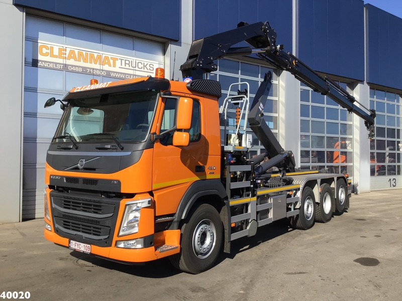 Volvo FM 420 8x2 HMF 28 ton/meter laadkraan Welvaarts weighing system - Autocarro scarrabile, Camion con gru: foto 1 Volvo FM 420 8x2 HMF 28 ton/meter laadkraan Welvaarts weighing system - Autocarro scarrabile, Camion con gru: foto 1
