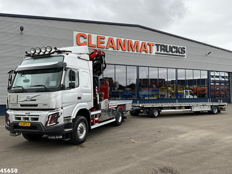 Volvo FMX 500 4x4 Fassi 31 Tonmeter laadkraan + Fly-Jib + Jumbo 2-assige aanhangwagen - Camion con gru: foto 1 Volvo FMX 500 4x4 Fassi 31 Tonmeter laadkraan + Fly-Jib + Jumbo 2-assige aanhangwagen - Camion con gru: foto 1