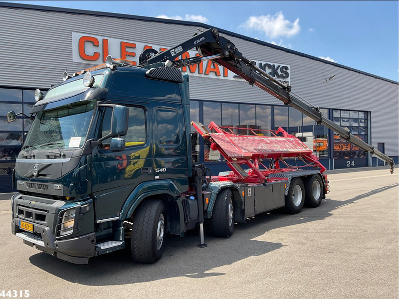 Volvo FMX 540 8x4 Euro 6 Hiab 28 Tonmeter laadkraan - Camion con sistema di cavi, Camion con gru: foto 1 Volvo FMX 540 8x4 Euro 6 Hiab 28 Tonmeter laadkraan - Camion con sistema di cavi, Camion con gru: foto 1