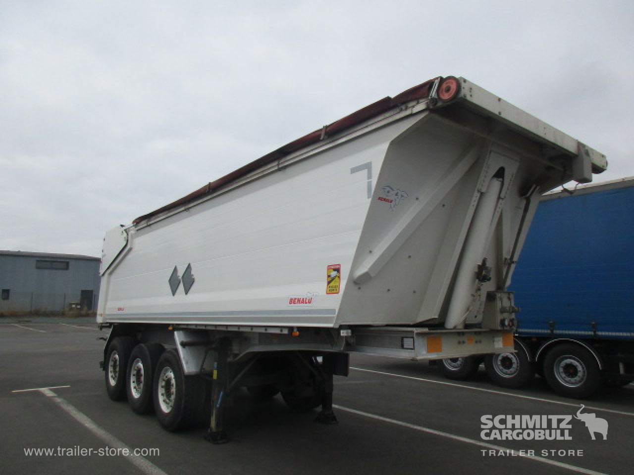 Semirimorchio ribaltabile BENALU Tipper Alu-square sided body: foto 1