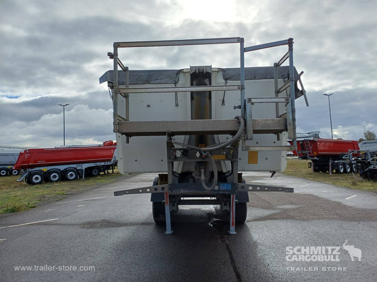 Semirimorchio ribaltabile SCHMITZ Auflieger Kipper Alukastenmulde 24m³: foto 9