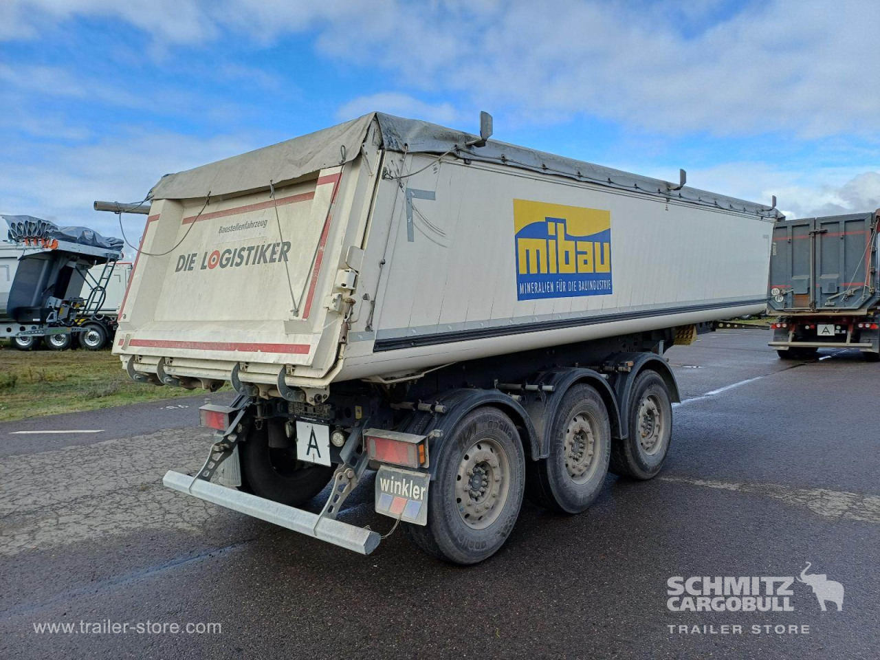 Semirimorchio ribaltabile SCHMITZ Auflieger Kipper Alukastenmulde 24m³: foto 7