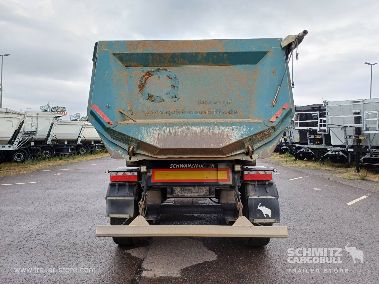 Semirimorchio ribaltabile SCHWARZMUELLER Auflieger Kipper Stahlrundmulde 26m³: foto 8 Semirimorchio ribaltabile SCHWARZMUELLER Auflieger Kipper Stahlrundmulde 26m³: foto 8