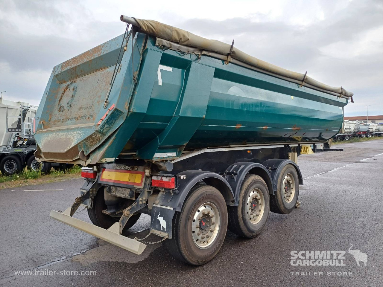 Semirimorchio ribaltabile SCHWARZMUELLER Auflieger Kipper Stahlrundmulde 26m³: foto 7 Semirimorchio ribaltabile SCHWARZMUELLER Auflieger Kipper Stahlrundmulde 26m³: foto 7