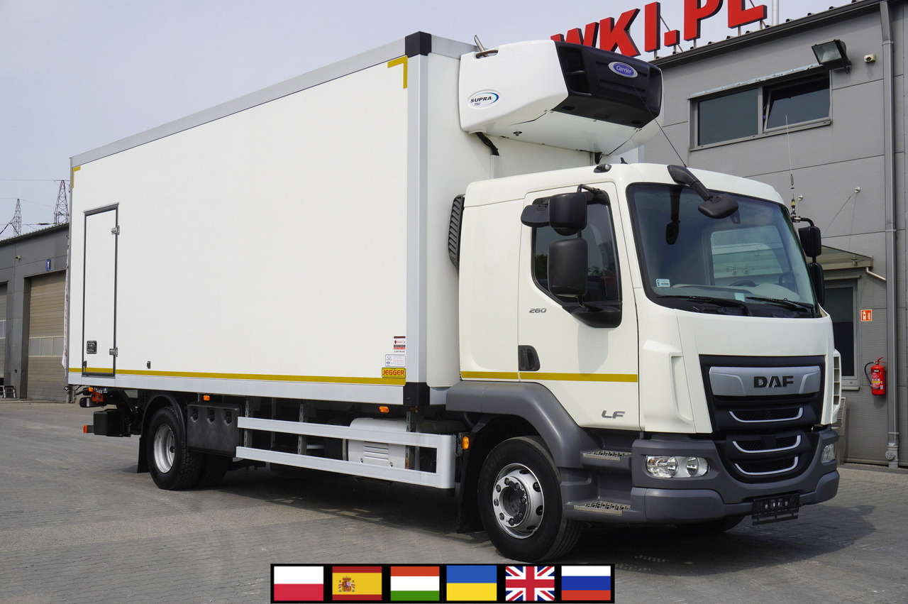 DAF LF 16.260 / Jegger Refrigerator / Carrier Supra 750 / DHOLLANDIA 1500 kg / Sleeper cab - Autocarro frigorifero: foto 1 DAF LF 16.260 / Jegger Refrigerator / Carrier Supra 750 / DHOLLANDIA 1500 kg / Sleeper cab - Autocarro frigorifero: foto 1