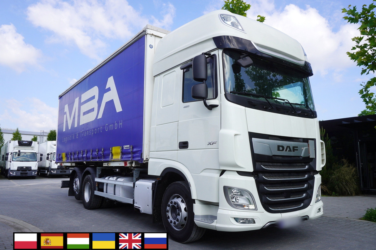 DAF XF 480 SSC / Curtainsider 19 EPAL / 2021 - Camion centinato: foto 1 DAF XF 480 SSC / Curtainsider 19 EPAL / 2021 - Camion centinato: foto 1