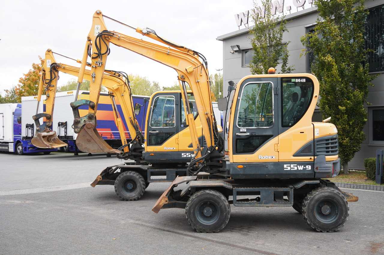 Hyundai Robex 55W-9 Wheeled Excavator 5.5t / 2 units - Escavatore gommato: foto 1 Hyundai Robex 55W-9 Wheeled Excavator 5.5t / 2 units - Escavatore gommato: foto 1