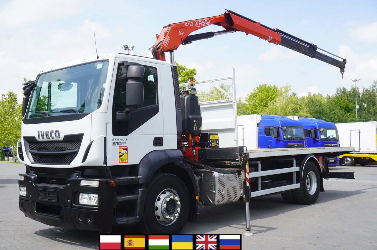 IVECO STRALIS 310 E6 / FASSI F110B / 630 MTH! / 4 t lift cap. / 19 t - Camion con gru: foto 1 IVECO STRALIS 310 E6 / FASSI F110B / 630 MTH! / 4 t lift cap. / 19 t - Camion con gru: foto 1