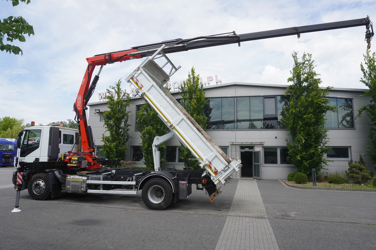 IVECO STRALIS 330 E6 / FASSI 195A 8.5 T / 3-side tipper - Camion con gru: foto 4 IVECO STRALIS 330 E6 / FASSI 195A 8.5 T / 3-side tipper - Camion con gru: foto 4