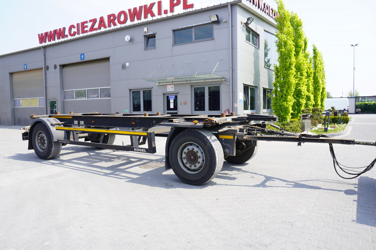 KOGEL AWE 18, two-axle, BDF, 7.5m chassis , air suspension, SAF axles - Rimorchio telaio: foto 1 KOGEL AWE 18, two-axle, BDF, 7.5m chassis , air suspension, SAF axles - Rimorchio telaio: foto 1