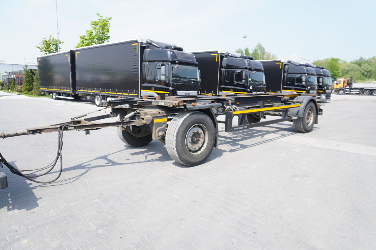KOGEL AWE 18, two-axle, BDF, 7.5m chassis , air suspension, SAF axles - Rimorchio telaio: foto 2 KOGEL AWE 18, two-axle, BDF, 7.5m chassis , air suspension, SAF axles - Rimorchio telaio: foto 2
