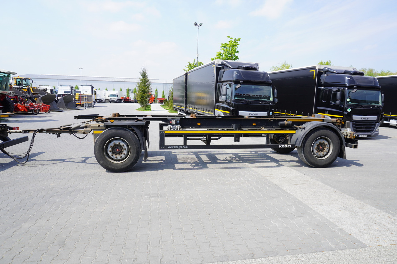 KOGEL AWE 18, two-axle, BDF, 7.5m chassis , air suspension, SAF axles - Rimorchio telaio: foto 3 KOGEL AWE 18, two-axle, BDF, 7.5m chassis , air suspension, SAF axles - Rimorchio telaio: foto 3