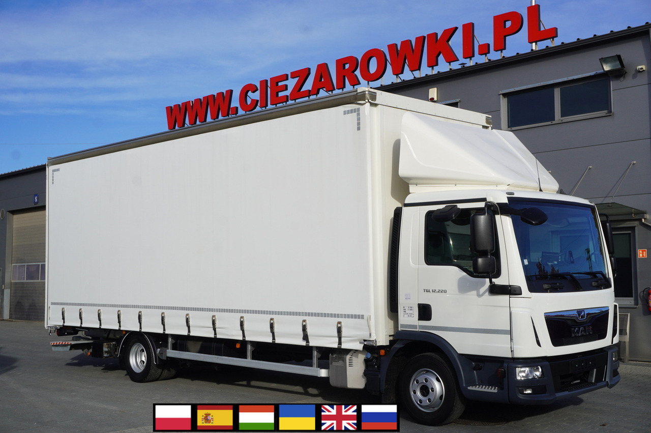 MAN TGL 12.220 / Curtainsider 19 EPAL / 140 tho. km - Camion centinato: foto 1 MAN TGL 12.220 / Curtainsider 19 EPAL / 140 tho. km - Camion centinato: foto 1