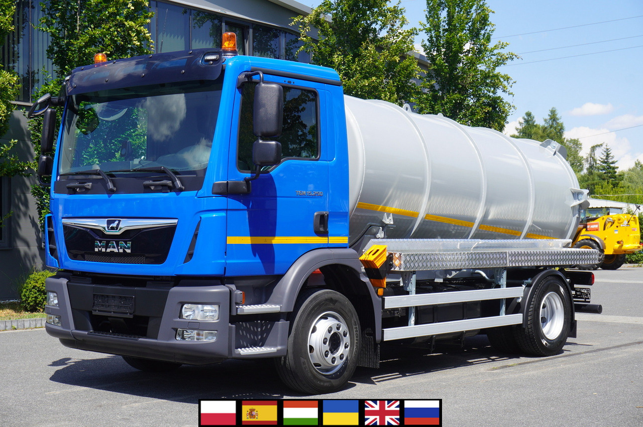 MAN TGM 15.250 / NEW septic tank (07/2025) superstructure 8000 l / 160 tho. km! - Carrobotte: foto 1 MAN TGM 15.250 / NEW septic tank (07/2025) superstructure 8000 l / 160 tho. km! - Carrobotte: foto 1