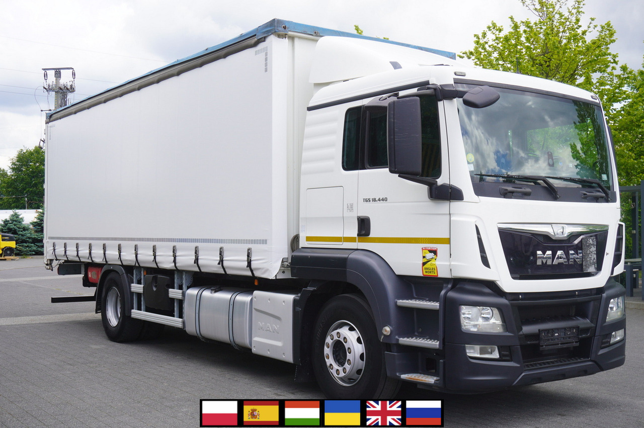 MAN TGS 18.440 / 19 EPAL curtainsider / Sleeper cab - Camion centinato: foto 1 MAN TGS 18.440 / 19 EPAL curtainsider / Sleeper cab - Camion centinato: foto 1