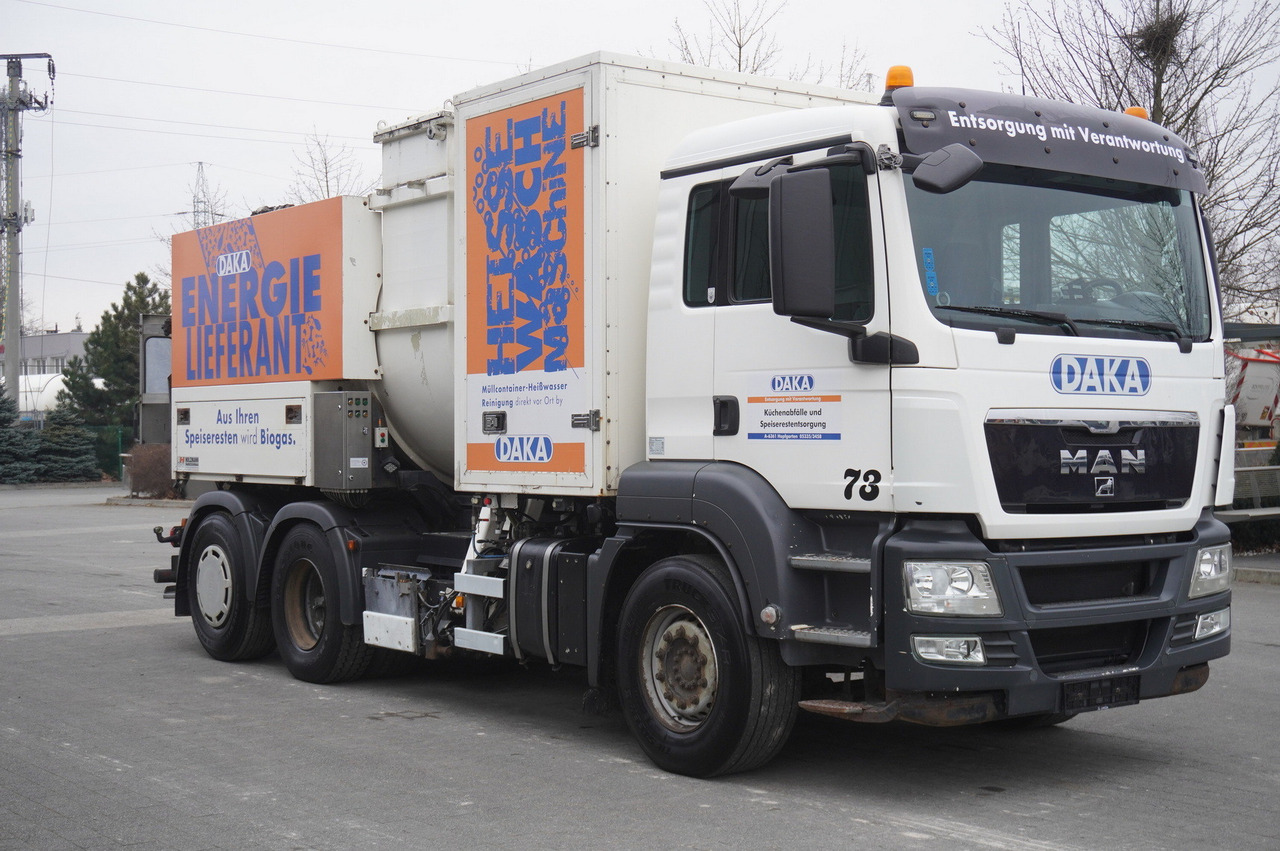 Camion immondizia MAN TGS 26.360 / Holzmann Fahrzeugbau HBS 28/120.00 kitchen waste vehicle / Euro 5: foto 6