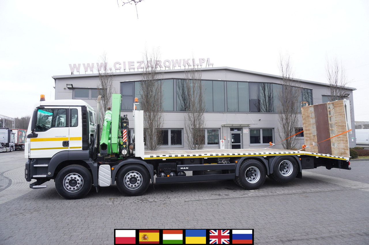 MAN TGS 35.360 E5 8x2 / HDS HIAB XS 166 HIDUO / 6.2 t lifting capacity / 12 m reach - Camion bisarca, Camion con gru: foto 1 MAN TGS 35.360 E5 8x2 / HDS HIAB XS 166 HIDUO / 6.2 t lifting capacity / 12 m reach - Camion bisarca, Camion con gru: foto 1