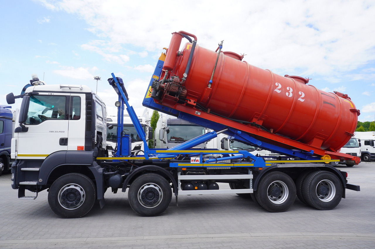 MAN TGS 35.400 8 × 4 E5 / HYVA HOOK LIFT 32.56 SE / Septic barrel 13000 L - Carrobotte: foto 3 MAN TGS 35.400 8 × 4 E5 / HYVA HOOK LIFT 32.56 SE / Septic barrel 13000 L - Carrobotte: foto 3