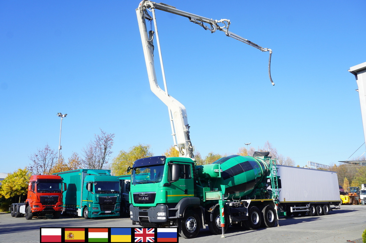 MAN TGS 35.480 8x4 Concrete Mixer Pump truck / Putzmeister M24-3 / 1600 MTH! - Pompa autocarrata: foto 1 MAN TGS 35.480 8x4 Concrete Mixer Pump truck / Putzmeister M24-3 / 1600 MTH! - Pompa autocarrata: foto 1