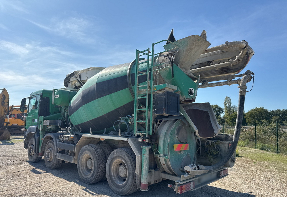 MAN TGS 35.480 8x4 Concrete Mixer Pump truck / Putzmeister M24-3 / 1600 MTH! - Autobetoniera: foto 4 MAN TGS 35.480 8x4 Concrete Mixer Pump truck / Putzmeister M24-3 / 1600 MTH! - Autobetoniera: foto 4