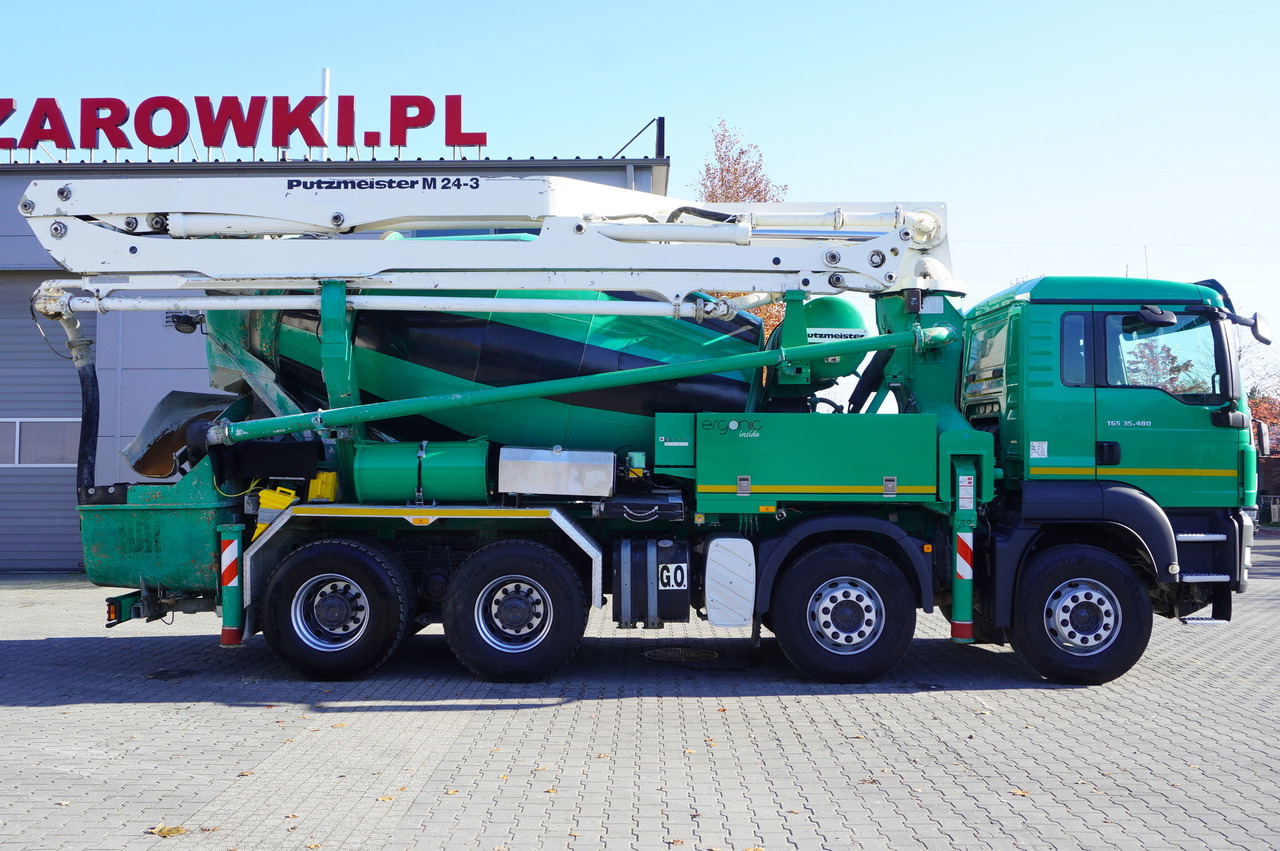 MAN TGS 35.480 8x4 Concrete Mixer Pump truck / Putzmeister M24-3 / 1600 MTH! - Pompa autocarrata: foto 5 MAN TGS 35.480 8x4 Concrete Mixer Pump truck / Putzmeister M24-3 / 1600 MTH! - Pompa autocarrata: foto 5