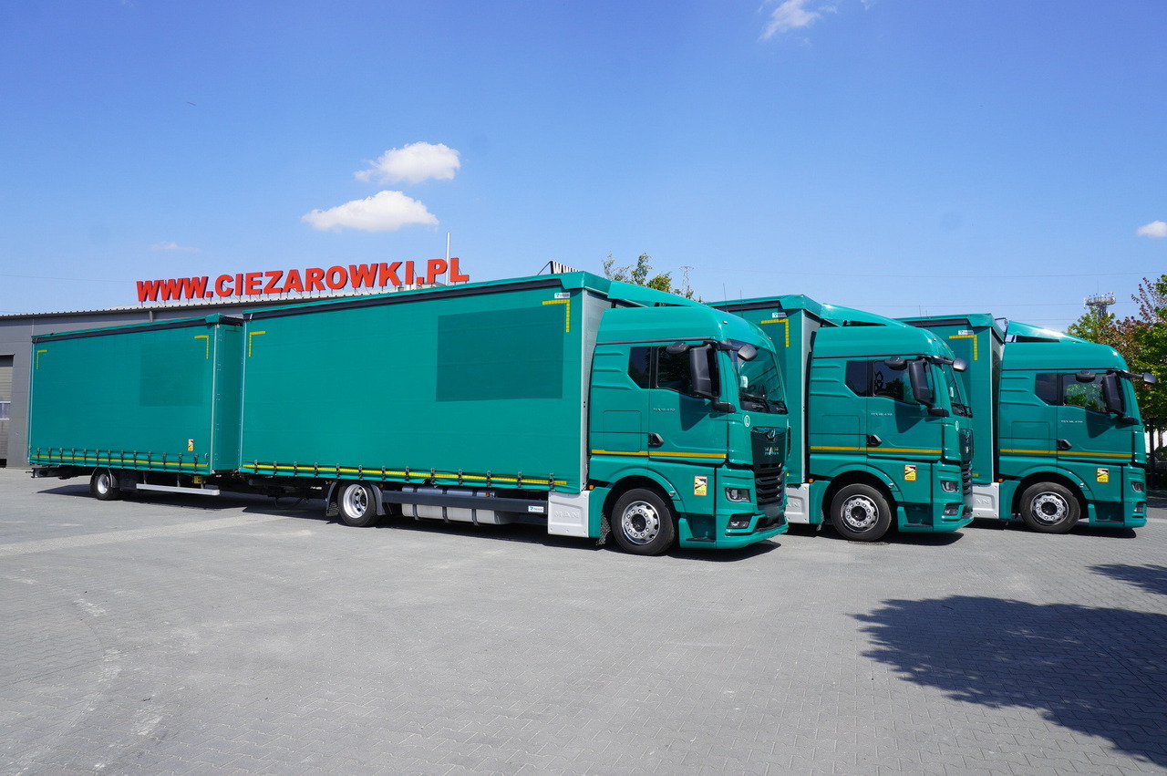 MAN TGX 18.470 / Trailer 19 EPAL / Curtainsider 19 EPAL / 2022 / Retarder / 15 units - Camion centinato: foto 2 MAN TGX 18.470 / Trailer 19 EPAL / Curtainsider 19 EPAL / 2022 / Retarder / 15 units - Camion centinato: foto 2