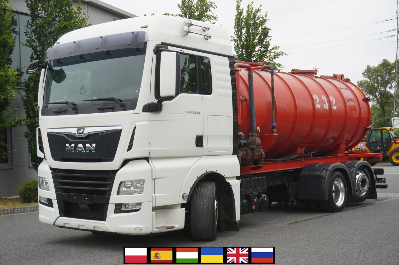 MAN TGX 26.500 / NEW Stal Septic barrel 13000 l / steering 3rd axle - Carrobotte: foto 1 MAN TGX 26.500 / NEW Stal Septic barrel 13000 l / steering 3rd axle - Carrobotte: foto 1
