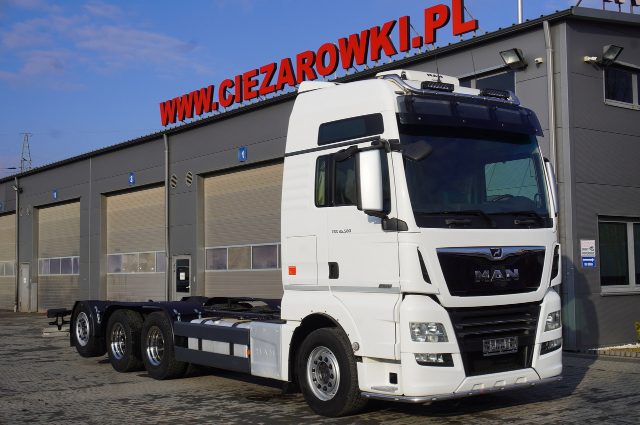 MAN TGX 35.580 E6 8x4/4 - 8.8m chassis frame - Camion con gru: foto 1 MAN TGX 35.580 E6 8x4/4 - 8.8m chassis frame - Camion con gru: foto 1
