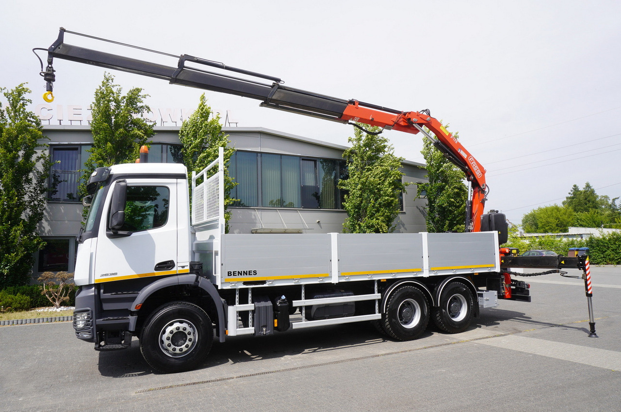 MERCEDES-BENZ AROCS 2636 Flatbed / HDS FASSI F175 7.7 T / 150,000 km - Autocarro con pianale/ Cassone fisso, Camion con gru: foto 4 MERCEDES-BENZ AROCS 2636 Flatbed / HDS FASSI F175 7.7 T / 150,000 km - Autocarro con pianale/ Cassone fisso, Camion con gru: foto 4