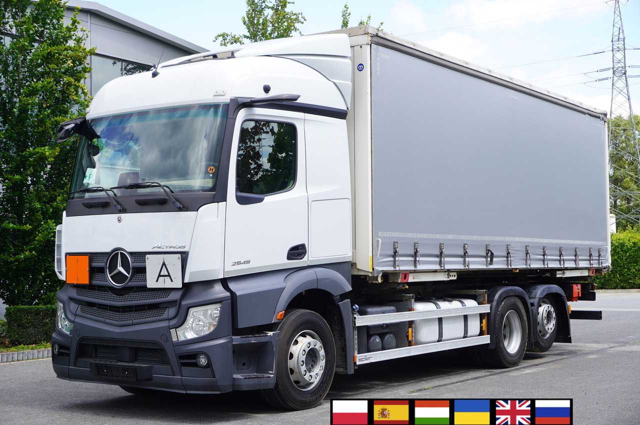 MERCEDES-BENZ Actros 2545 6×2 MP5 / ADR AT / Curtainsider 18 EPAL - Camion centinato: foto 1 MERCEDES-BENZ Actros 2545 6×2 MP5 / ADR AT / Curtainsider 18 EPAL - Camion centinato: foto 1