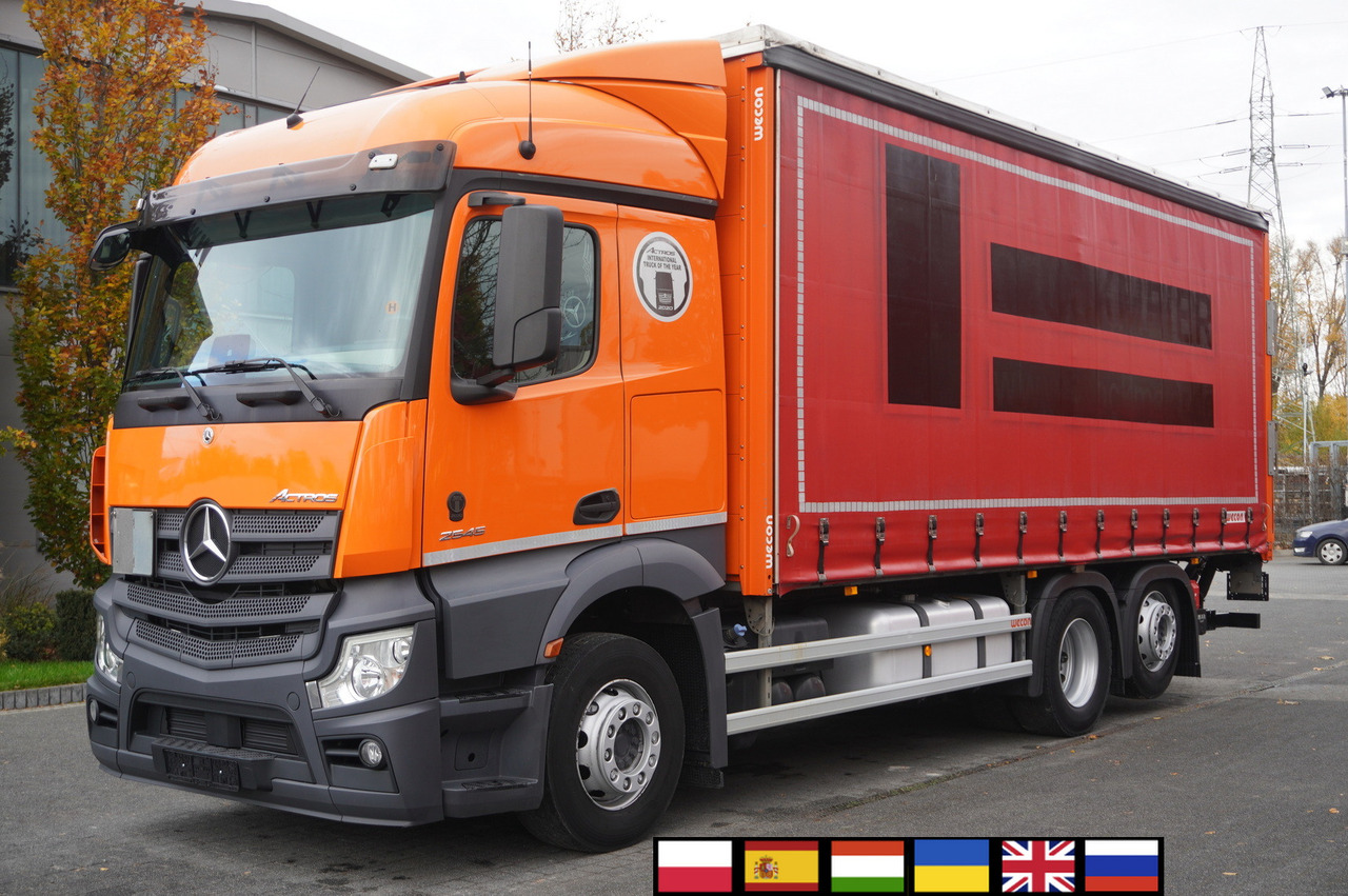 MERCEDES-BENZ Actros 2545 6×2 MP5 / FULL ADR / Curtainsider 17 EPAL - Camion centinato: foto 1 MERCEDES-BENZ Actros 2545 6×2 MP5 / FULL ADR / Curtainsider 17 EPAL - Camion centinato: foto 1