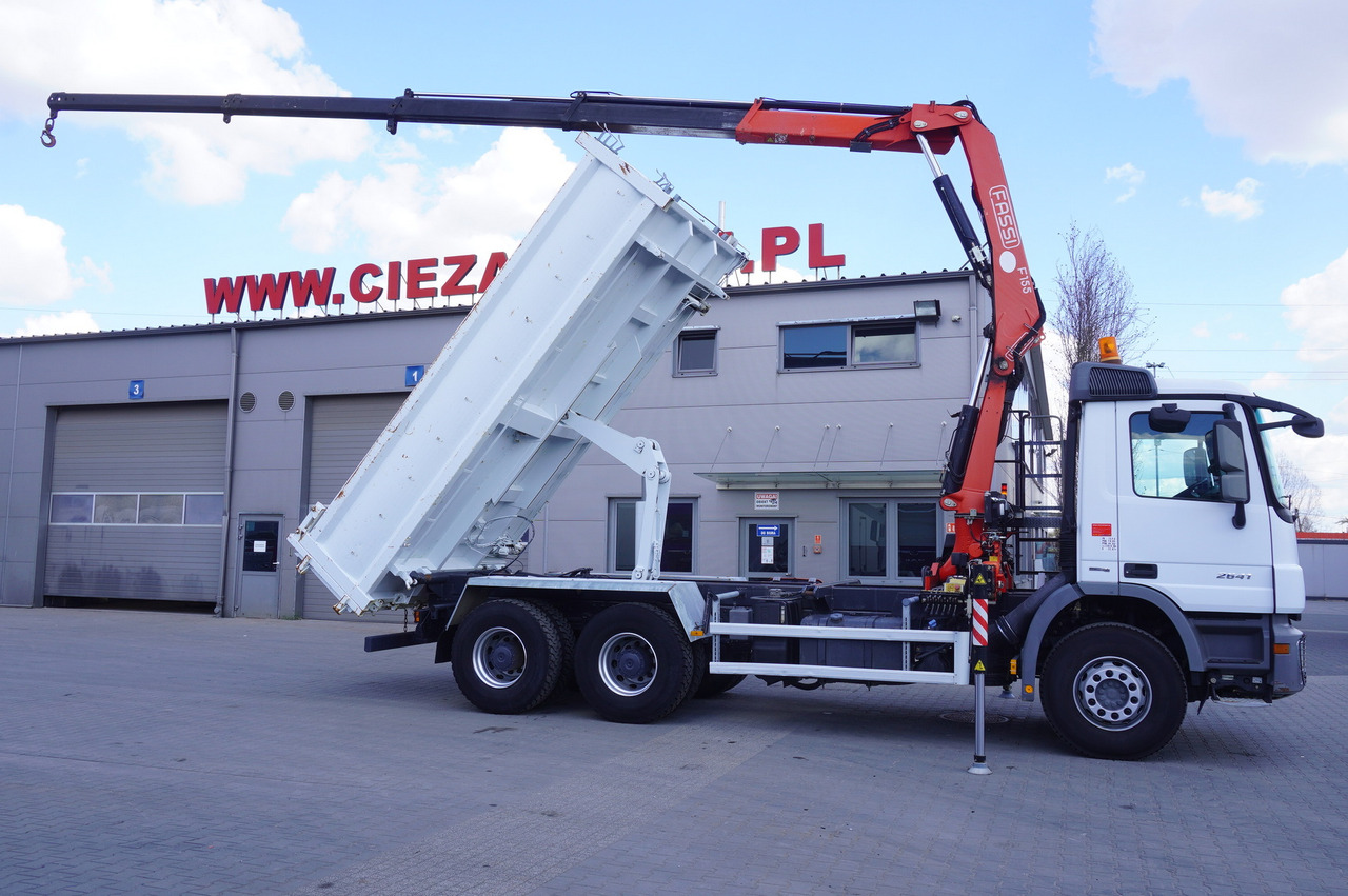 MERCEDES-BENZ Actros 2641 6×4 E5 / Crane / Dumper / 110000 km! - Autocarro con pianale/ Cassone fisso, Camion con gru: foto 3 MERCEDES-BENZ Actros 2641 6×4 E5 / Crane / Dumper / 110000 km! - Autocarro con pianale/ Cassone fisso, Camion con gru: foto 3