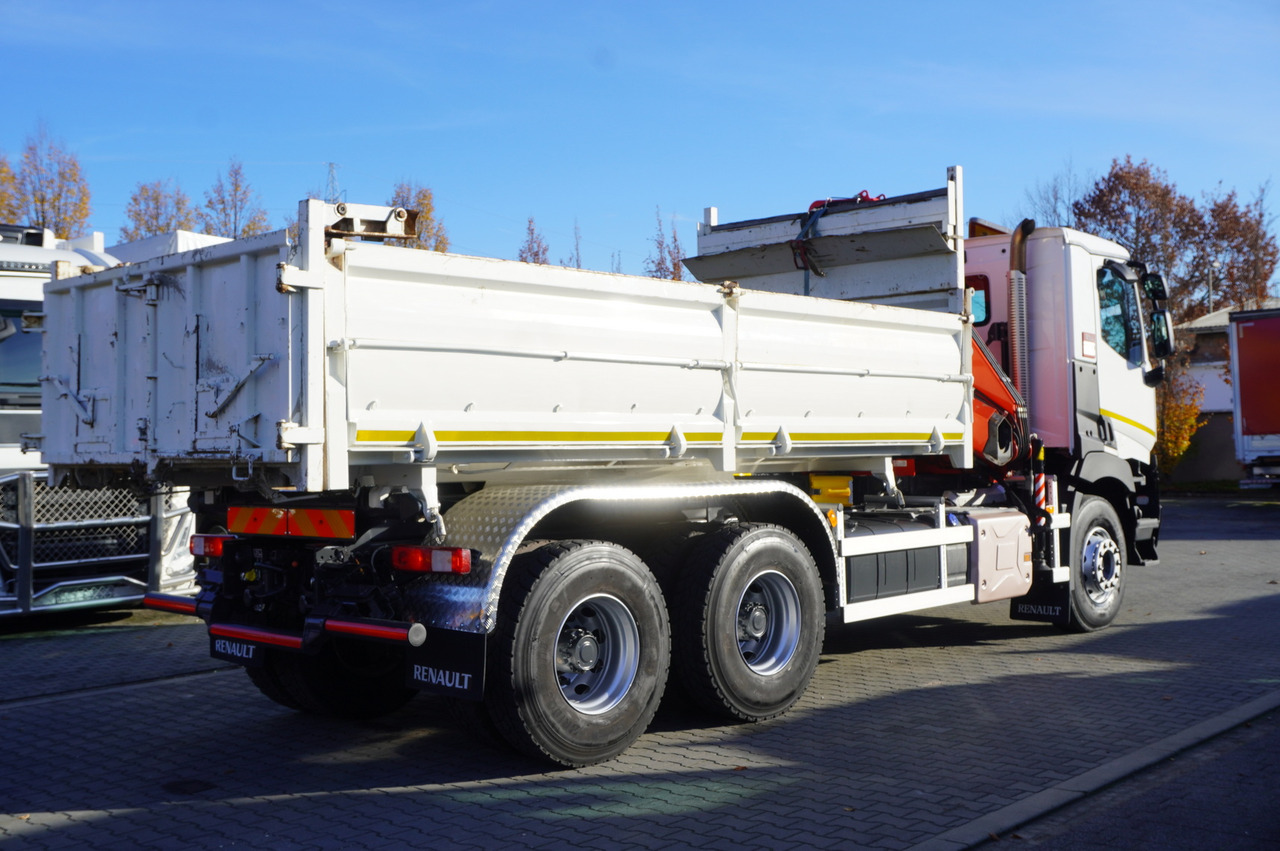 RENAULT C380 E6 6×4 / HDS Fassi F135 2700 MTH / Range 8 m / 5.6 t lifting capacity / 3-side tipper / Bortmatic - Autocarro ribaltabile, Camion con gru: foto 4 RENAULT C380 E6 6×4 / HDS Fassi F135 2700 MTH / Range 8 m / 5.6 t lifting capacity / 3-side tipper / Bortmatic - Autocarro ribaltabile, Camion con gru: foto 4