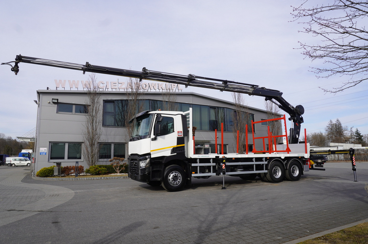 RENAULT C430 / HIAB 244 EP-5 HIDUO crane 8400 kg 15 m / Platform with stanchions - Camion con gru: foto 5 RENAULT C430 / HIAB 244 EP-5 HIDUO crane 8400 kg 15 m / Platform with stanchions - Camion con gru: foto 5