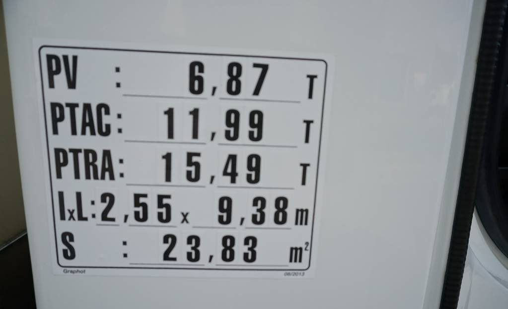 Autocarro furgonato RENAULT D12 E6 / Container 18 pallets / tail lift: foto 17