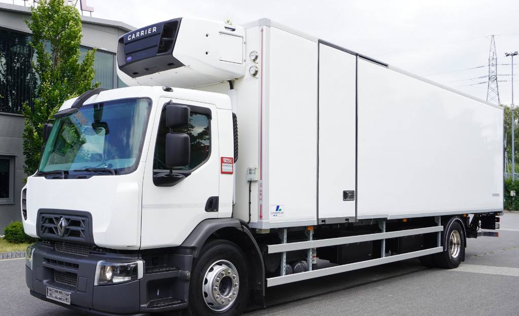 RENAULT D19 285 HP E6 Cold storage/ ATP/FNA / 22 Pallets / BITEMPERATURE - Autocarro frigorifero: foto 1 RENAULT D19 285 HP E6 Cold storage/ ATP/FNA / 22 Pallets / BITEMPERATURE - Autocarro frigorifero: foto 1