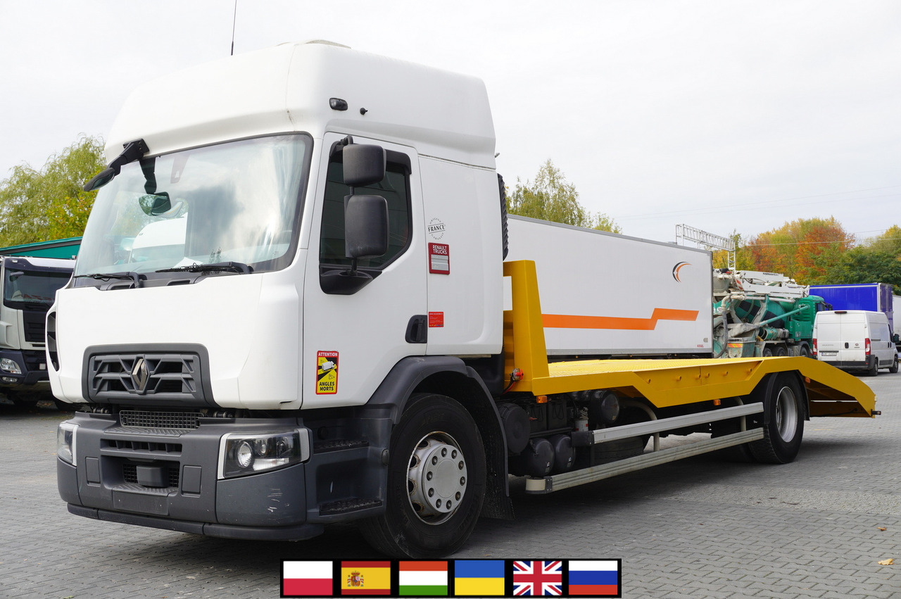 RENAULT D19 Wide Glob / 7.8 m NEW tow truck / 280 tho. km - Camion bisarca: foto 1 RENAULT D19 Wide Glob / 7.8 m NEW tow truck / 280 tho. km - Camion bisarca: foto 1