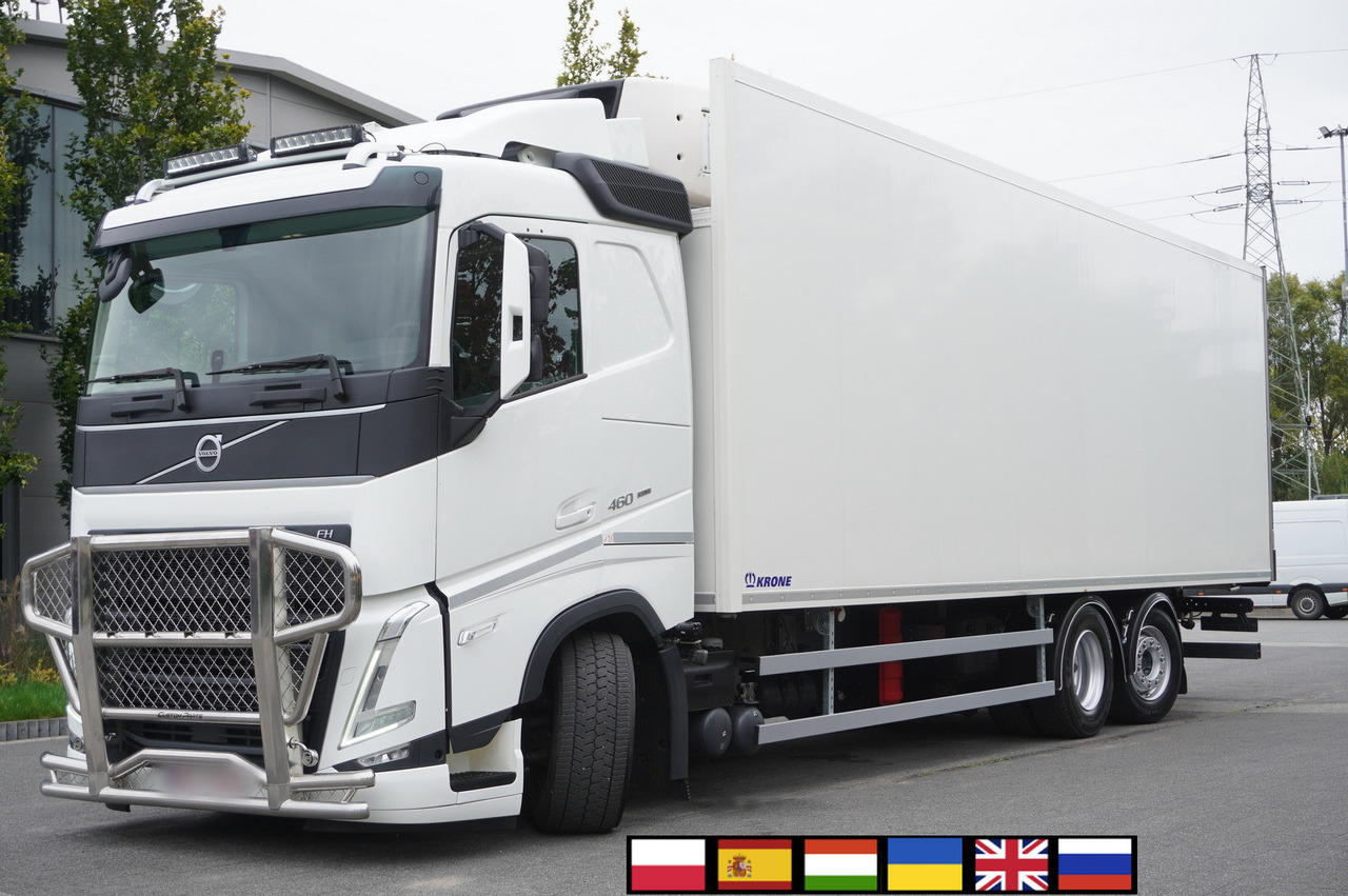 VOLVO FH 460 / Krone refrigerator 23 EPAL! / Carrier Supra 1250 MT Silent / Multitemperature / Steered axle - Autocarro frigorifero: foto 1 VOLVO FH 460 / Krone refrigerator 23 EPAL! / Carrier Supra 1250 MT Silent / Multitemperature / Steered axle - Autocarro frigorifero: foto 1