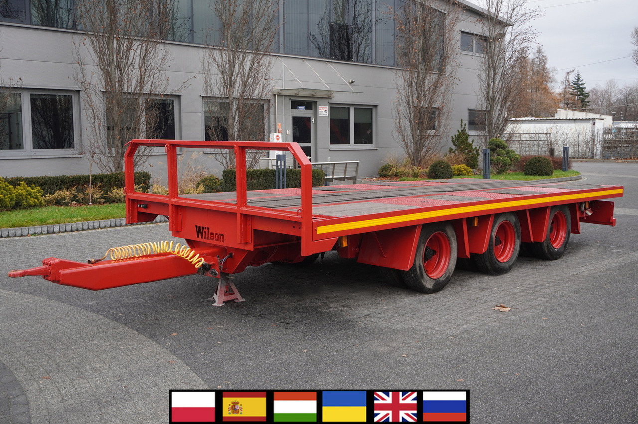 Wilson CTAA3 Flatbed trailer - Rimorchio pianale/ Cassonato: foto 1 Wilson CTAA3 Flatbed trailer - Rimorchio pianale/ Cassonato: foto 1