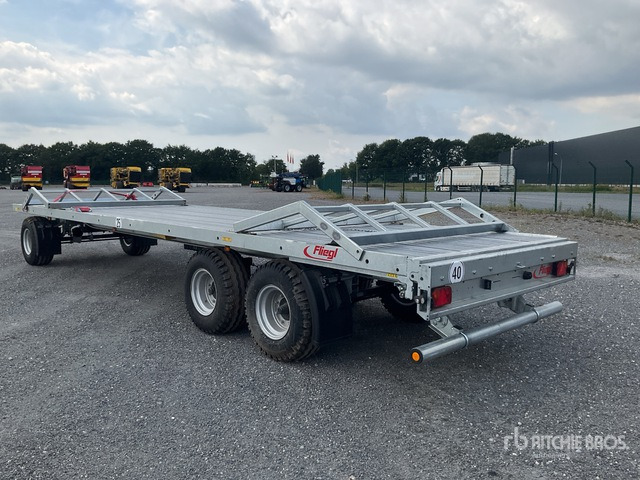 2022 Fliegl DPW180 Tri/A (Unused) Bale Wagon - Rimorchio piattaforma agricolo: foto 3 2022 Fliegl DPW180 Tri/A (Unused) Bale Wagon - Rimorchio piattaforma agricolo: foto 3