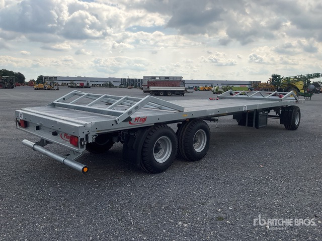 2022 Fliegl DPW180 Tri/A (Unused) Bale Wagon - Rimorchio piattaforma agricolo: foto 4 2022 Fliegl DPW180 Tri/A (Unused) Bale Wagon - Rimorchio piattaforma agricolo: foto 4