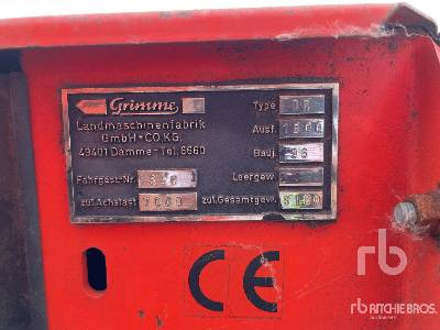 GRIMME DR 1500 - Scava raccogli patate: foto 5 GRIMME DR 1500 - Scava raccogli patate: foto 5