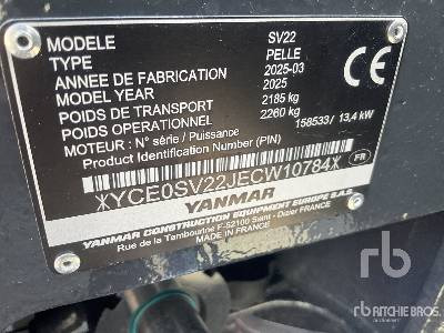 YANMAR SV22 (Unused) - Miniescavatore: foto 5 YANMAR SV22 (Unused) - Miniescavatore: foto 5