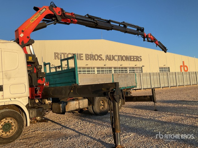 2003 Scania R124L 2007 Palfinger PK60002 19000 kg ... Flatbed Truck with Crane - Autocarro con pianale/ Cassone fisso, Camion con gru: foto 5 2003 Scania R124L 2007 Palfinger PK60002 19000 kg ... Flatbed Truck with Crane - Autocarro con pianale/ Cassone fisso, Camion con gru: foto 5