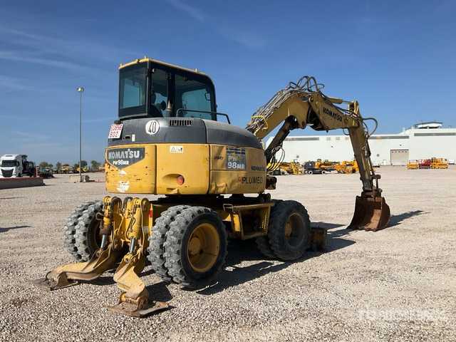 2007 Komatsu PW98MR6 Wheel Excavator - Escavatore gommato: foto 4 2007 Komatsu PW98MR6 Wheel Excavator - Escavatore gommato: foto 4